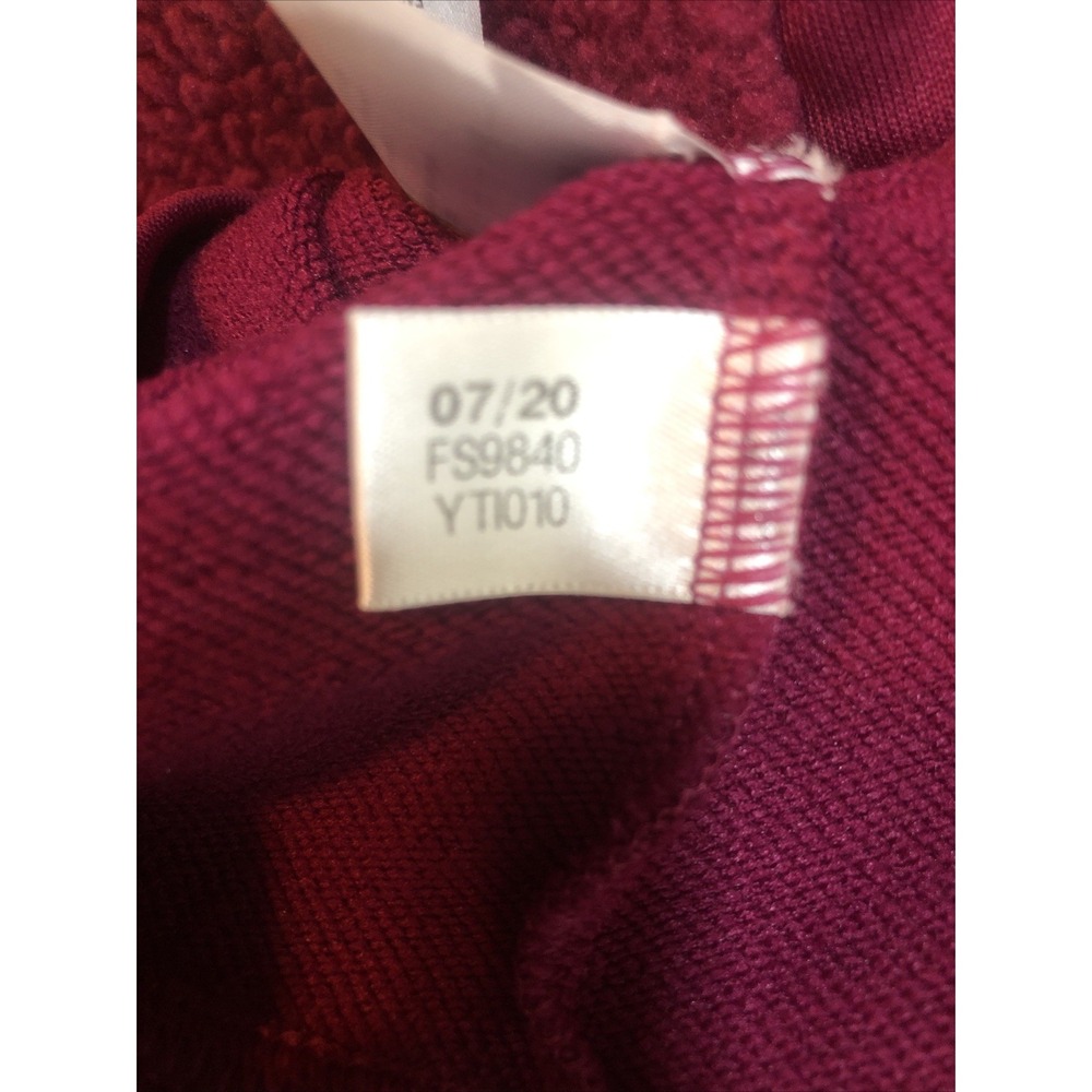 Adidas Mock Neck Pullover Sweatshirt Women's Size Medium Purple Sherpa Fleece - Picture 11 of 12